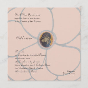 Bleek roze petals kaart