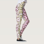 Bleek roze Pop Kunststof kunstklep Leggings (Rechts)