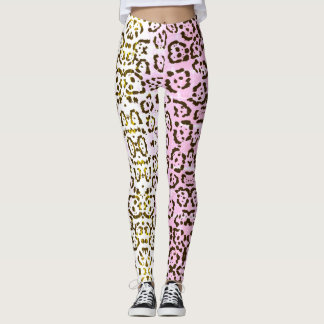 Bleek roze Pop Kunststof kunstklep Leggings