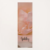 Bleek Roze Roze Bloem Yogamat (Voorkant)