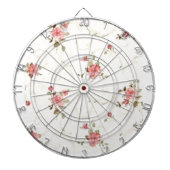 Bleek Roze Roze Dartbord (Voorkant)