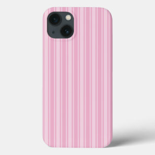 Bleek roze snoep strepen Hoesje-Mate iPhone draagt 13 Hoesje