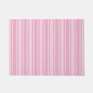 Bleek roze snoepjes strepen deurmat