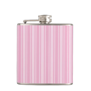 Bleek roze snoepjes strepen heupfles
