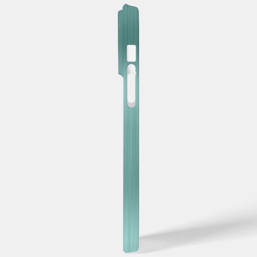 Bleek Turquoise Platinum Glittery Glam Signature Case-Mate iPhone Case (Achterkant / Links)