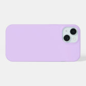 Bleek Violet iPhone 15 Hoesje (Achterkant horizontaal)