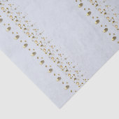 Bleekblauw met gouden accent tissuepapier (Detail)