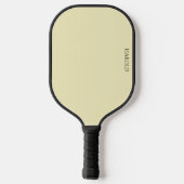 Bleekgele Pickleball Paddle (Achterkant)