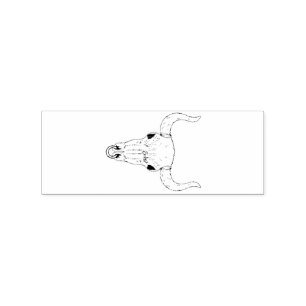 Bleekgeling schedel Thunder_Cove Rubberstempel