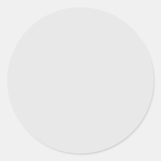 Bleekgrijs Ronde Sticker (Voorkant)