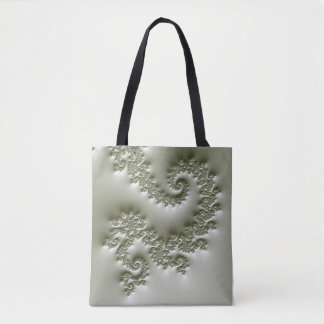 Bleekgroene fractal draagtas