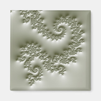 Bleekgroene fractal magneet
