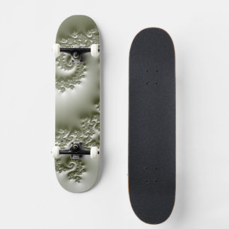Bleekgroene fractale ontwerp das skateboard
