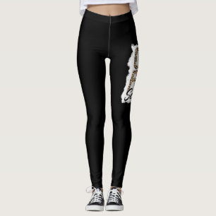 Bleekkrawvis — Seizoen Leopard Crawfish Boil Leggings