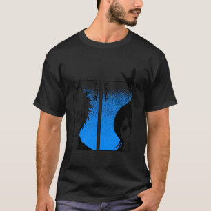 Bleekmiddel Ichigo Rukia halve gezichten T-shirt
