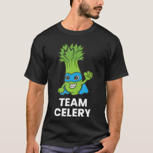 Bleekselderij Groente Liefhebber Team Bleekselderi T-shirt