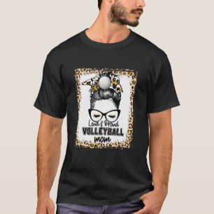 Bleekte Loud- en Proud Volleyball-dag voor het lev T-shirt