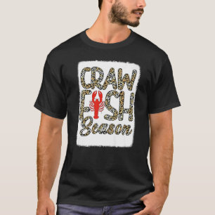 Bleekte onbewerkte vissoort Leopard Crawfish Boil  T-shirt