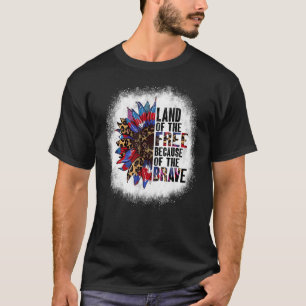 Bleekvrije grond door de paardenzon t-shirt