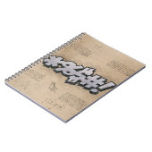 BLEEP!  stripboek Steampunk Pop Notitieboek (Linkerzijde)