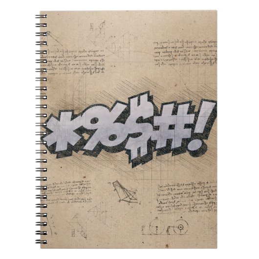 BLEEP!  stripboek Steampunk Pop Notitieboek (Voorkant)