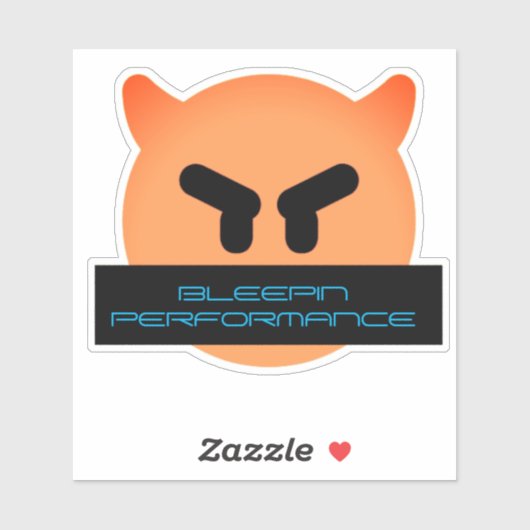 Bleepin Performance Logo Sticker (Vel)