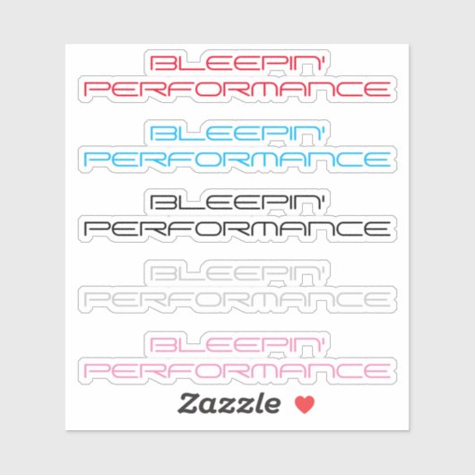 Bleepin Performance Sticker Pack (Feuille)