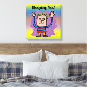 Bleeping Yea! Verpakking Canvas (Insitu (Slaapkamer))