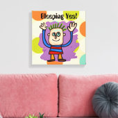 Bleeping Yea! Verpakking Canvas Afdruk (Insitu (Woonkamer))
