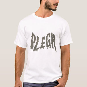 BLEGH Grappige Heavy Metal Metalcore Rockmuziek T-shirt
