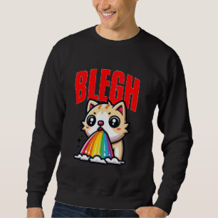 Blegh Heavy Metal Cat Metalcore Deathcore Heavy Me Trui