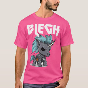 Blegh Heavy Metal Metalcore Eenhoorn T-shirt