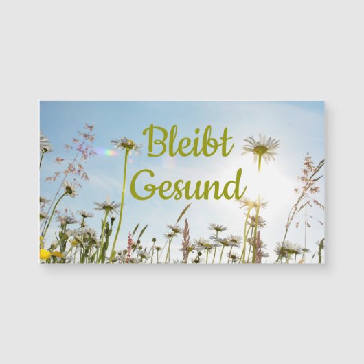 Bleibt Gesund - (Voorkant)