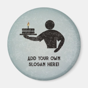 Blek een Cake - voeg eigen tekst aan het effect va Magneet