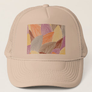 Bleke bladeren trucker pet