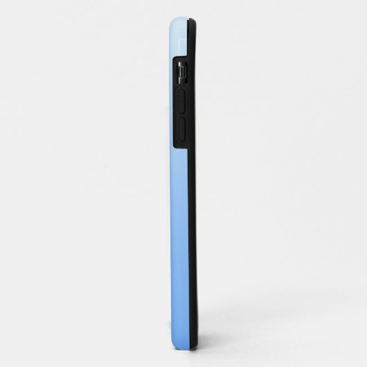Bleke blauw ombre achtergrond Case-Mate iPhone case (Achterkant/links)