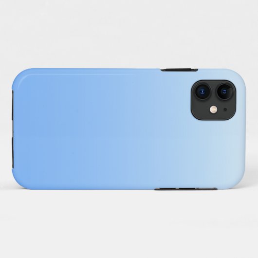 Bleke blauw ombre achtergrond Case-Mate iPhone case (Achterkant (horizontaal))
