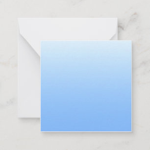 Bleke blauw ombre achtergrond notitiekaartje