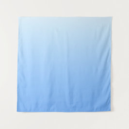 Bleke blauw ombre achtergrond wandkleed