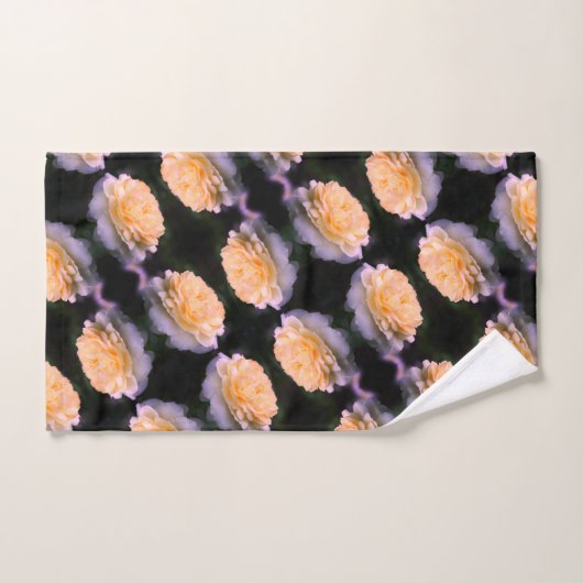 Bleke gele rog in bloem bad handdoek (Handdoek)