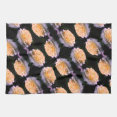 Bleke gele rog in bloem theedoek (Horizontaal)