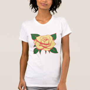 Bleke Gele Rose T-shirt