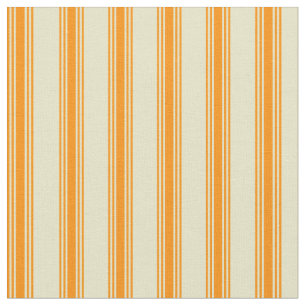 Bleke Goldenrod en Donkere Oranje lijnen Stof