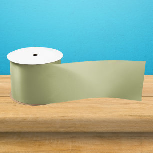 Bleke, groene, vaste kleur lint