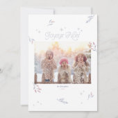 Bleke kerstfeestdag in de winter (Voorkant)