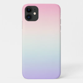 Bleke kleurrijke gradiënt achtergrond iPhone 11 hoesje
