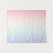 Bleke kleurrijke gradiënt achtergrond wandkleed (Voorkant (horizontaal))