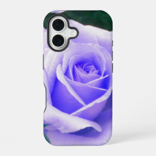 Bleke lavendel paarse roos iPhone 16 hoesje
