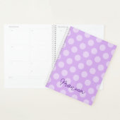 Bleke Lavendel Stippen Planner (Display)