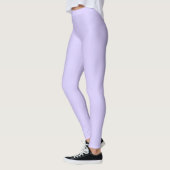 Bleke lavender Solid Color Leggings (Links)